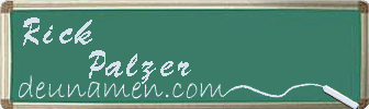 Rick Palzer Visitenkarte